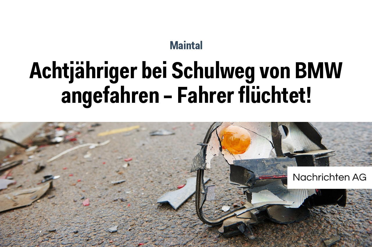 Achtj Hriger Bei Schulweg Von Bmw Angefahren Fahrer Fl Chtet Nag