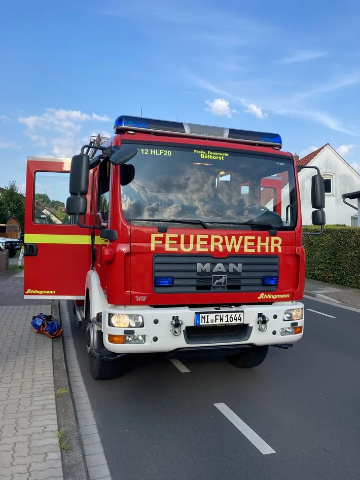 Schnell reagiert: Zimmerbrand in Minden erfolgreich gelöscht