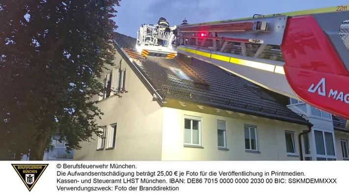 Unwetterschäden in München: Feuerwehr zieht positive Bilanz