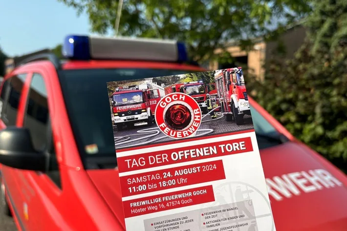 Familientag bei der Feuerwehr Goch: Aktionen, Einsatzfahrzeuge und mehr!