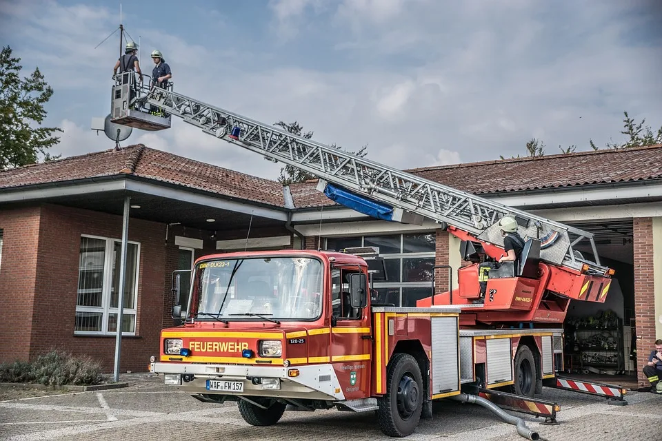 Grosseinsatz In Bremen 100 Feuerwehrleute Loeschen Lagerhallenbrand.jpg