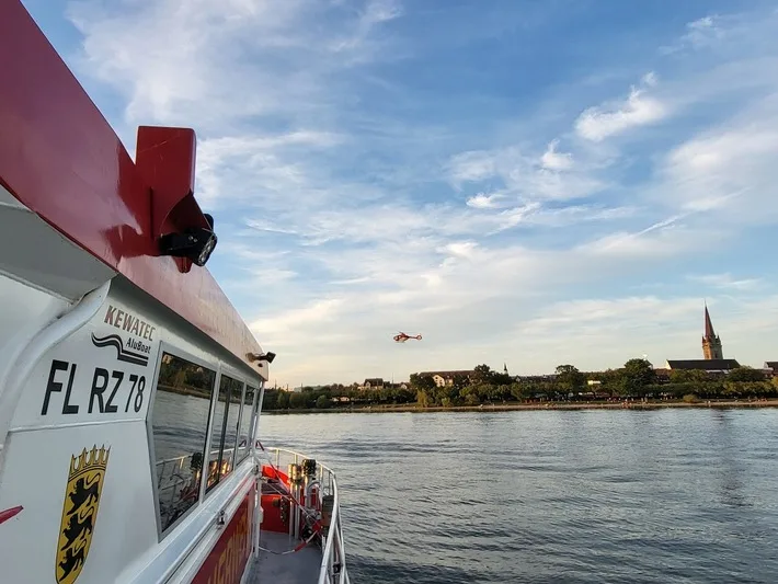 Rettungsaktion für vermissten Schwimmer im Herzenbad Radolfzell