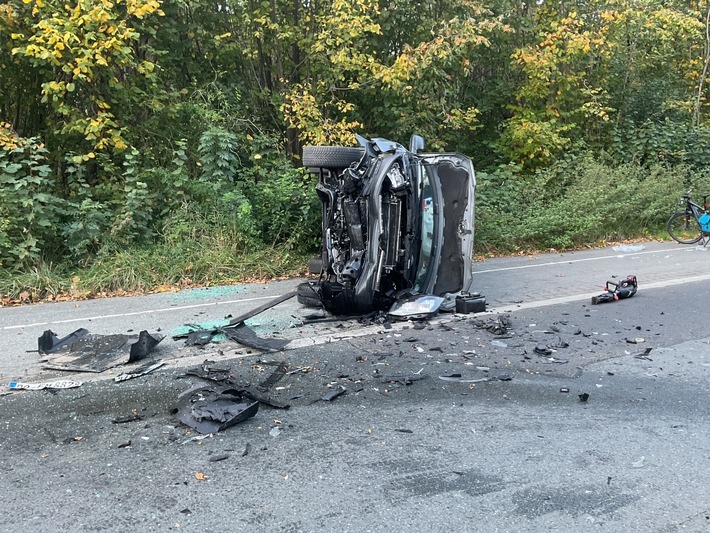 Frontalzusammenstoß in Dortmund Eving: Vier Verletzte bei Horror-Unfall!