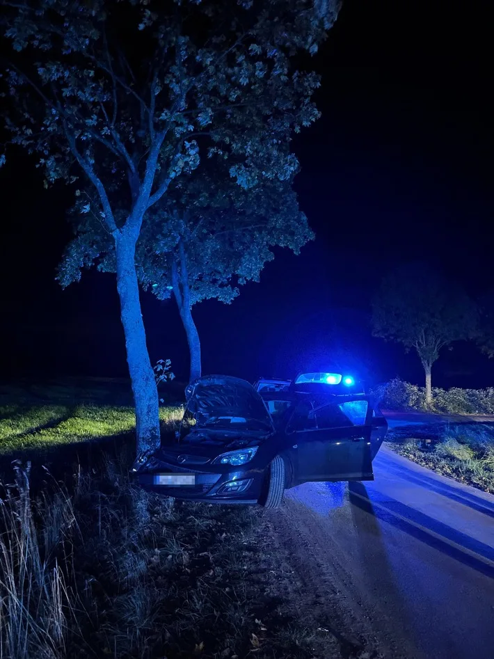 POL-COE: Lüdinghausen, Westrup/ Auto kollidiert mit Baum