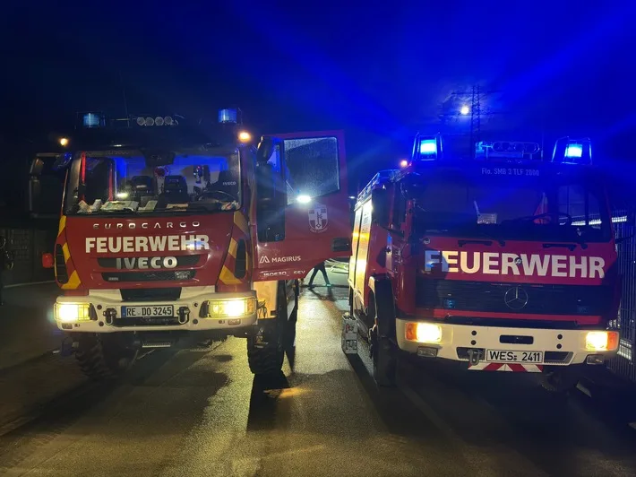 FW-Schermbeck: Großbrand in Hünxe