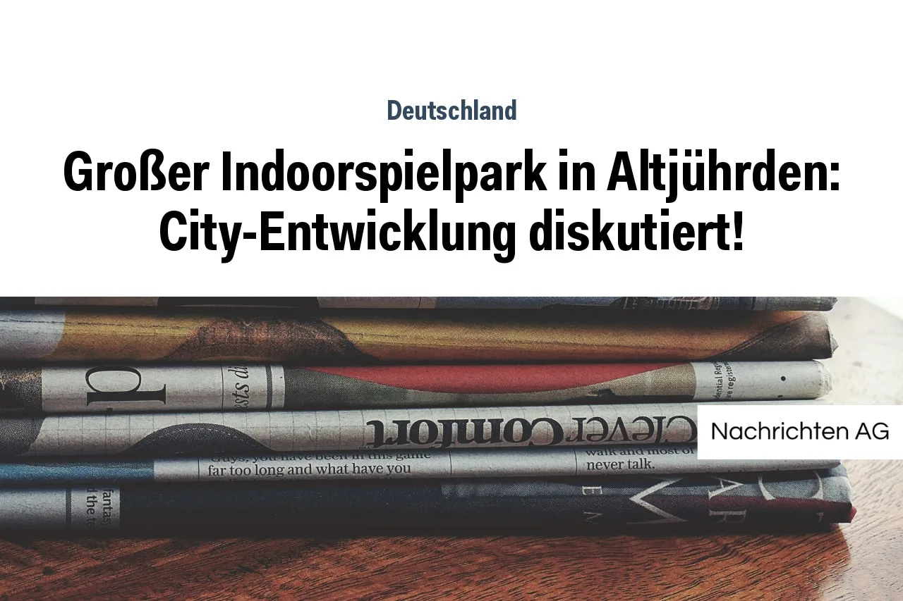 Groer Indoorspielpark in Altjhrden CityEntwicklung diskutiert