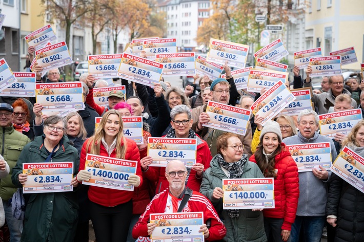 Düsseldorf jubelt: 1,4 Millionen Euro für 187 Postcode-Gewinner!