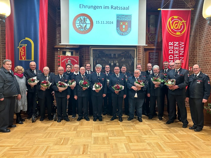 Ehrenabend der Feuerwehr Kalkar: 70 Jahre Einsatz für die Stadt!