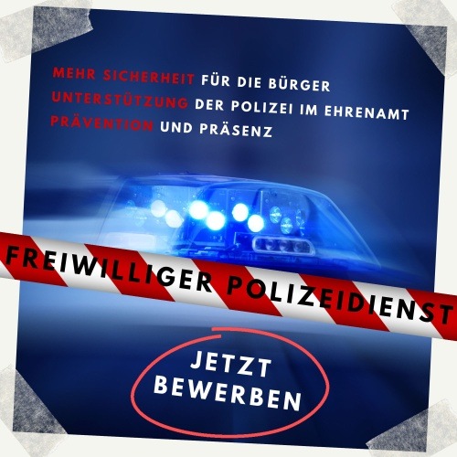 Ehrenamtliche Polizeihelfer gesucht: Jetzt aktiv werden und helfen!