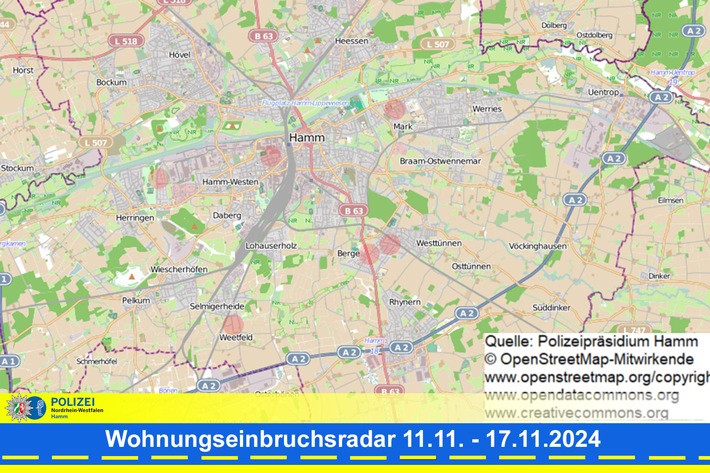 Einbruchsradar Hamm: Sechs Fälle in nur einer Woche – Sicherheitstipps hier!