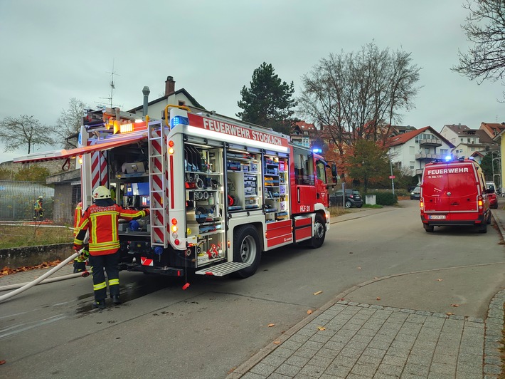 Kleinbrand in Stockach: Feuerwehr rettet ohne Verletzte!