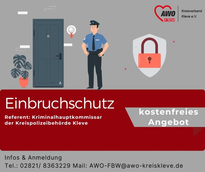 Korrektur zu Einbruchschutz-Events: Wo und Wann? Alle Infos hier!