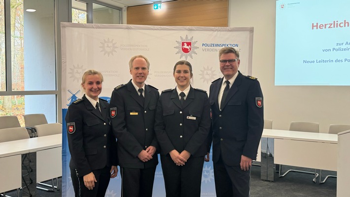 Neuer Führungswechsel: Sarah Humbach leitet jetzt die Polizei Osterholz!