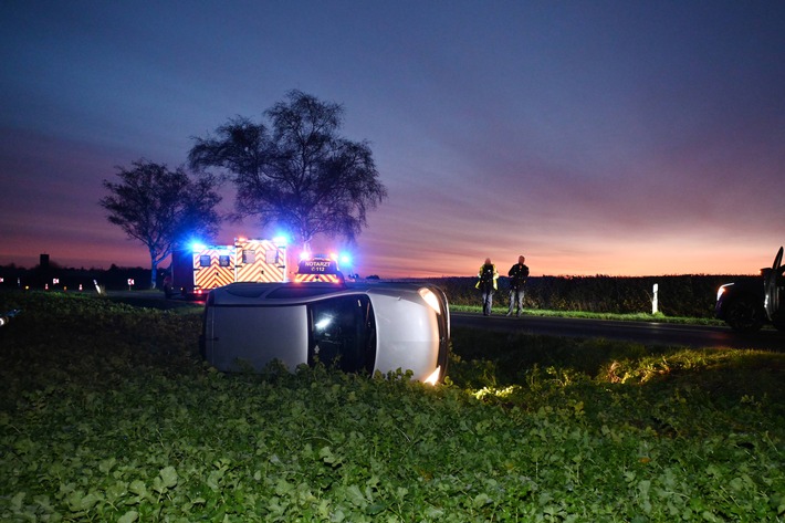 Schock am Samstagmorgen: PKW-Unfall zwischen Pulheim und Köln-Esch!