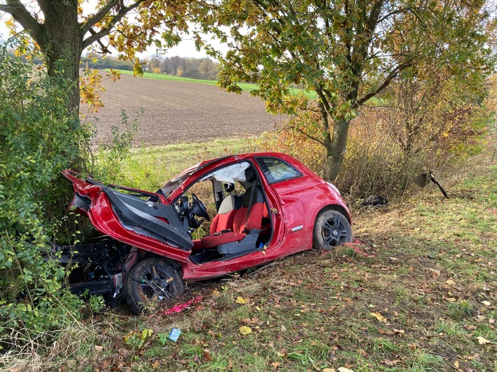 Schrecklicher Unfall auf der L240: Autofahrerin verletzt!