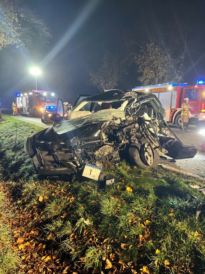 Tragischer Unfall auf der B68: 39-Jähriger stirbt nach Baum-Crash