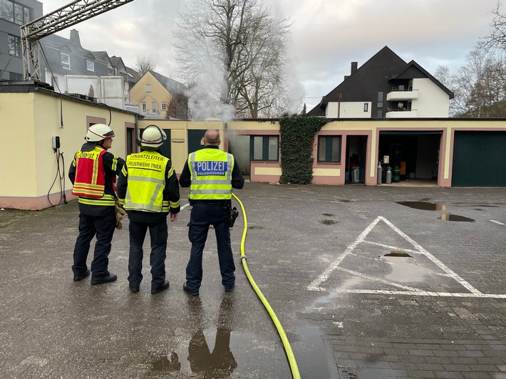 Brand in Hotel Blesius Garten: Schneller Einsatz verhindert Schlimmeres