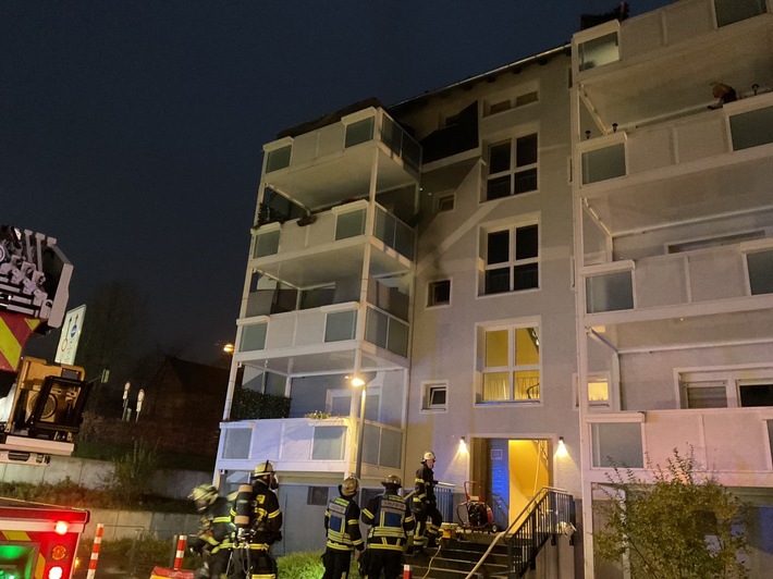 Feuer in Dortmund: Wohnung nach Brand im Spähenfelde unbewohnbar!