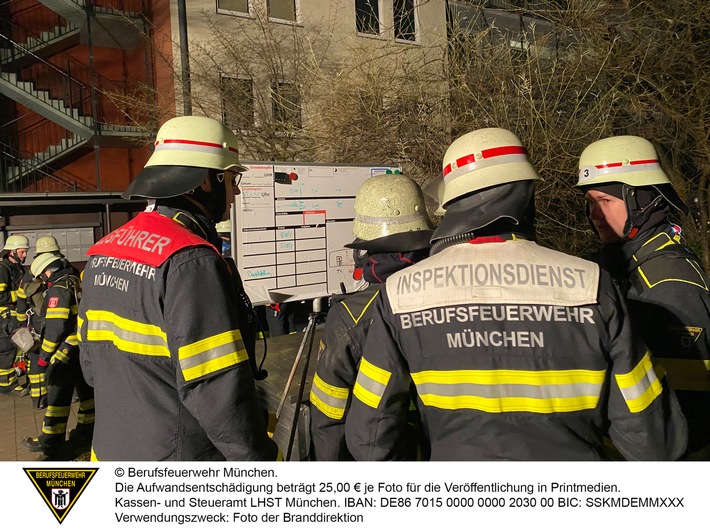 Feueralarm in Ottobrunner Straße: Keller brennt, Glückliche Bewohner!