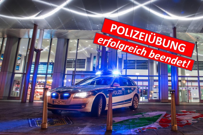 Großübung der Polizei: Sicherheitstrainings am Bahnhof Münster erfolgreich beendet!