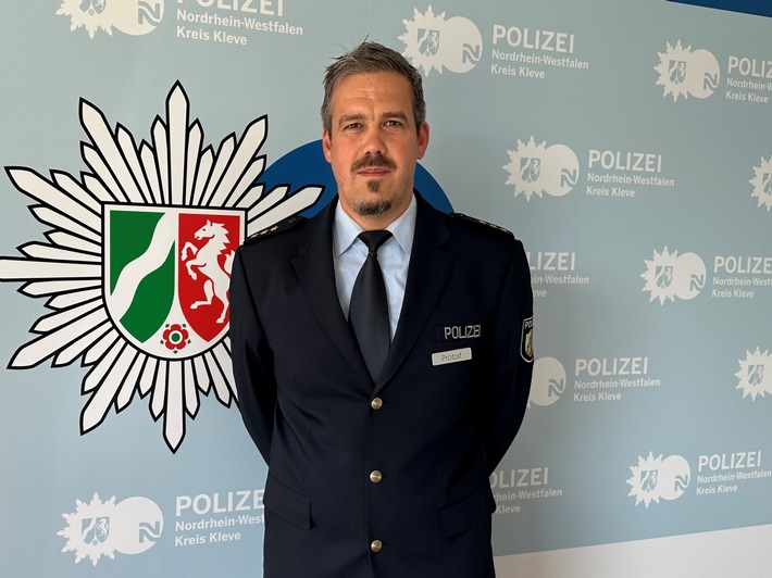 Neuer Polizeidirektor in Kleve: Tim Probst führt Gefahrenabwehr!