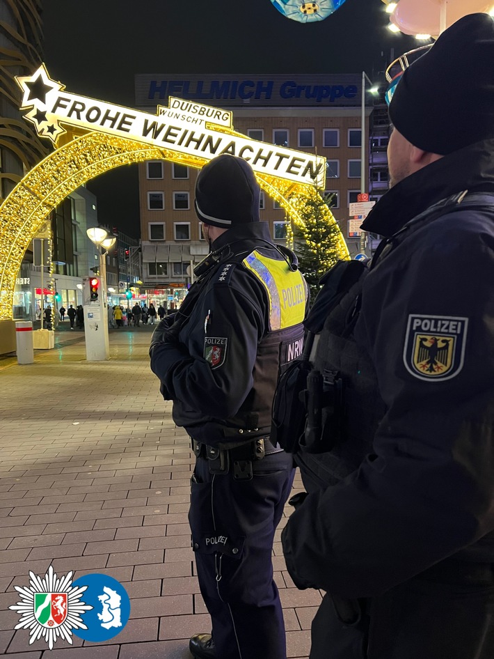 Sicherheit am Weihnachtsmarkt: Polizei Duisburg und Düsseldorf im Einsatz!