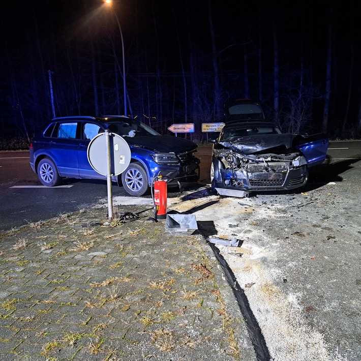 Verkehrsunfall in Arnsberg: Überraschendes Ende ohne Verletzte!