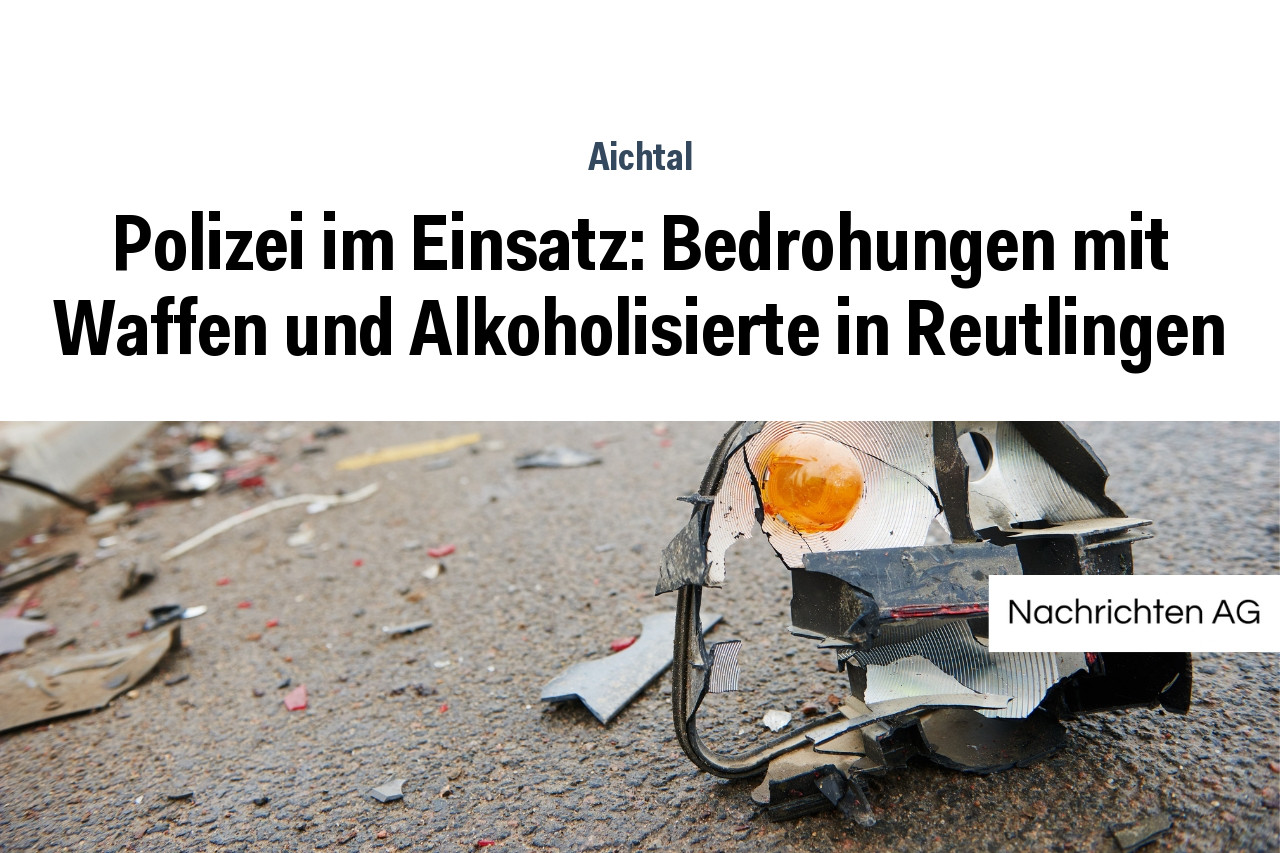 Polizei Im Einsatz Bedrohungen Mit Waffen Und Alkoholisierte In