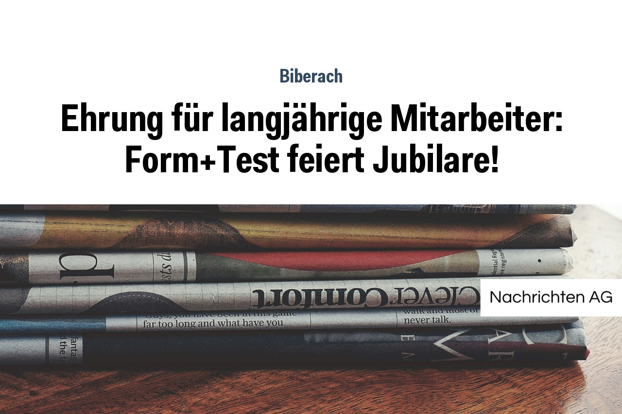 Ehrung F R Langj Hrige Mitarbeiter Form Test Feiert Jubilare Nag