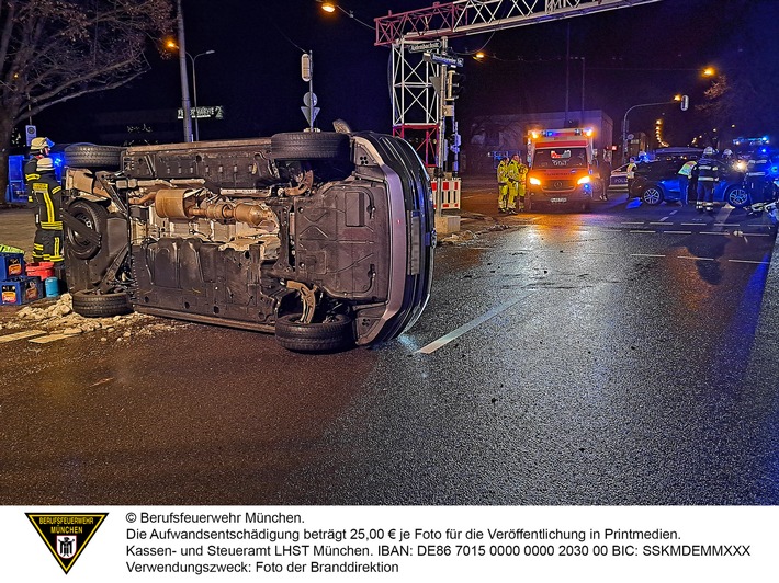 Drama an der Boschetsrieder Straße: Zwei Autos kollidieren heftig!