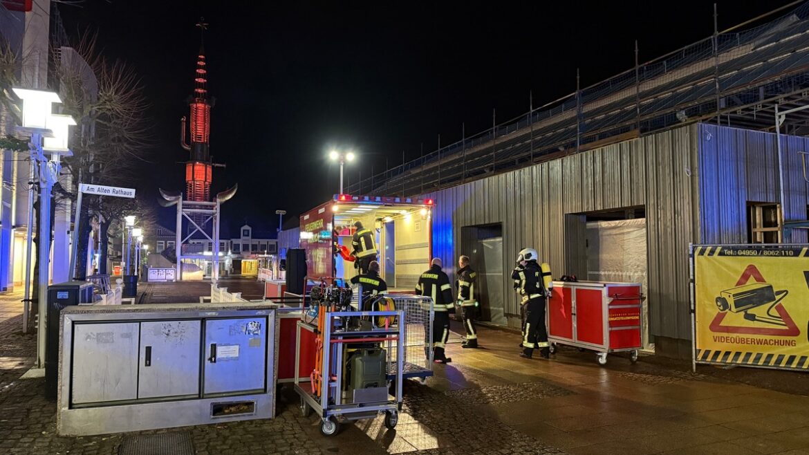 Drama in Aurich: PKW-Brand in Tiefgarage sorgt für nächtlichen Einsatz!