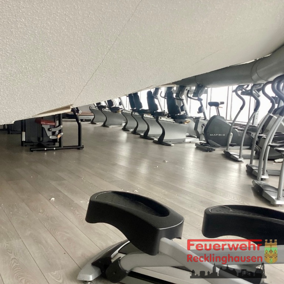 Einsturz im Fitnessstudio: Glück im Unglück für Recklinghausen!