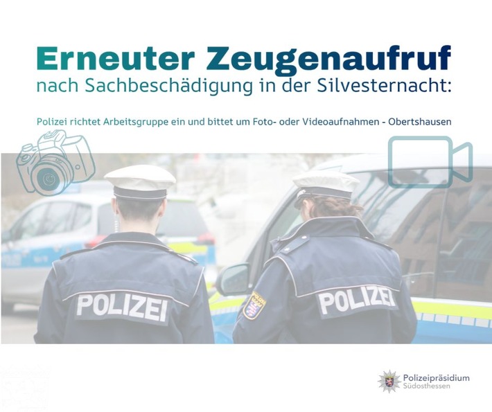 Erheblicher Sachschaden in Offenbach: Polizei sucht Zeugen der Silvesternacht!