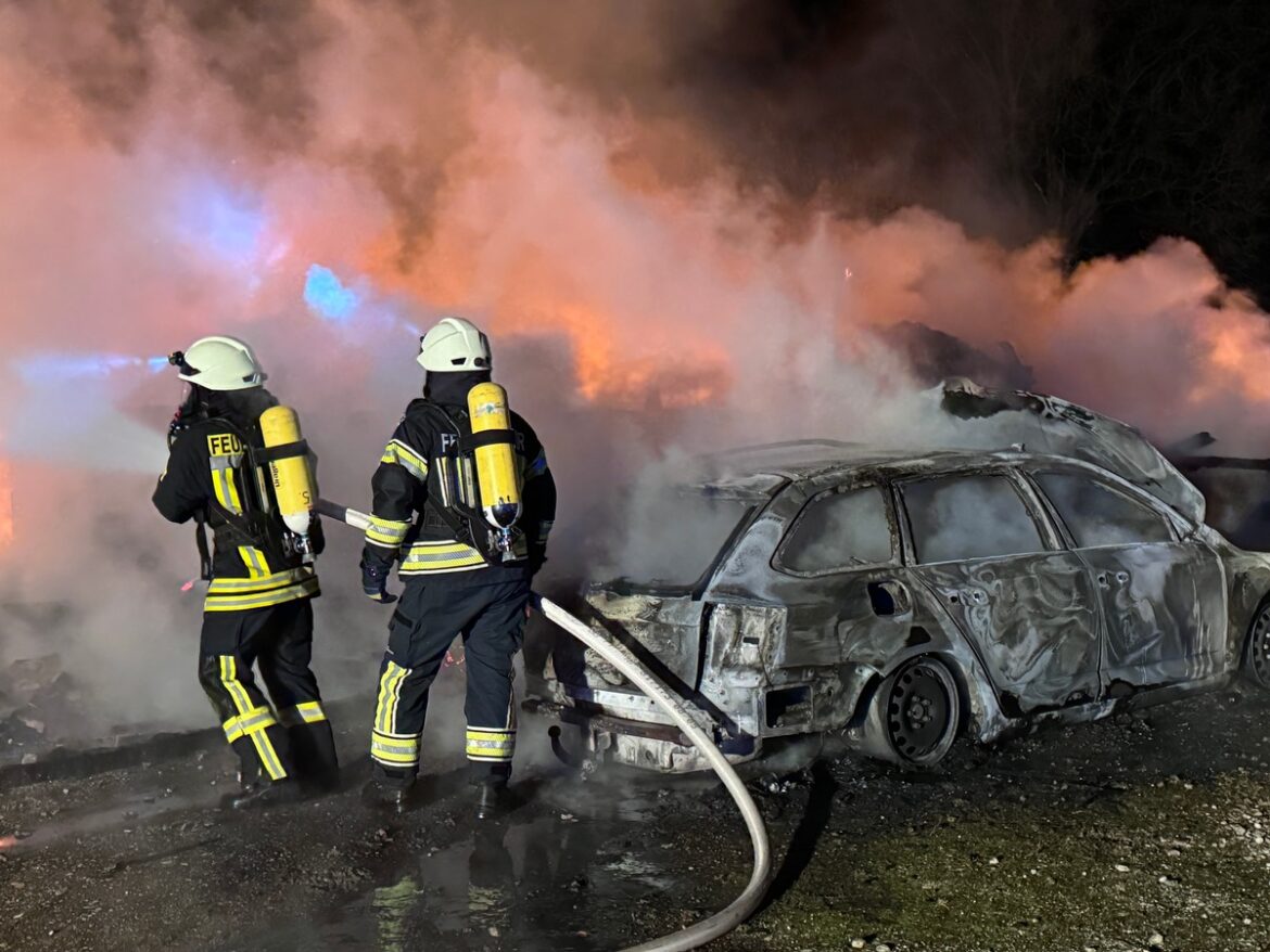 Feuerdrama in Mulsum: Scheune niedergebrannt, Wohnhaus gerettet!