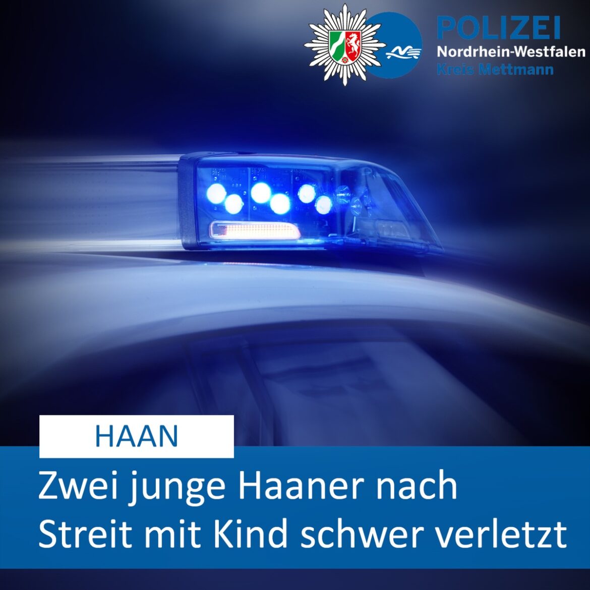 Gewaltsamer Streit in Haan: 13-Jähriger verletzt zwei Jugendliche schwer!