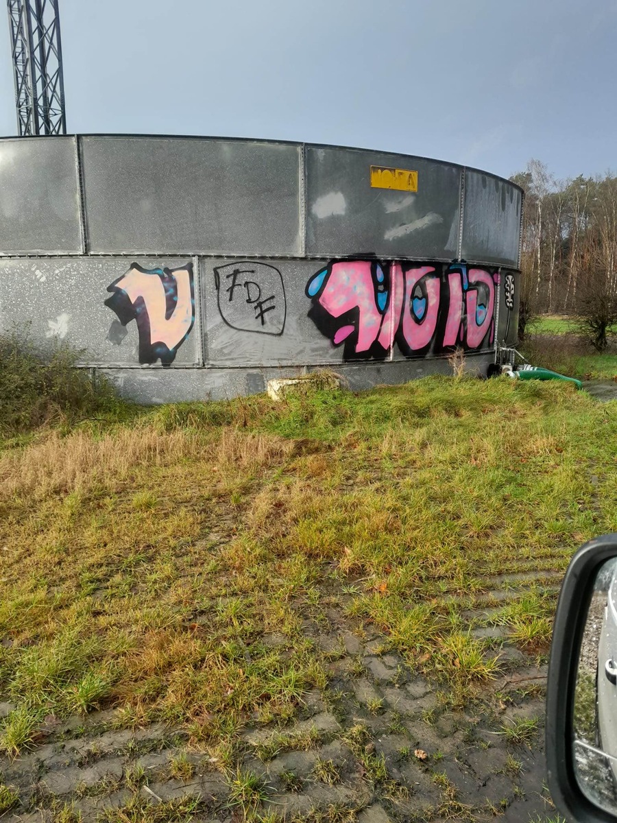 Graffiti-Schmierereien in Brockel: Polizei sucht Zeugen!