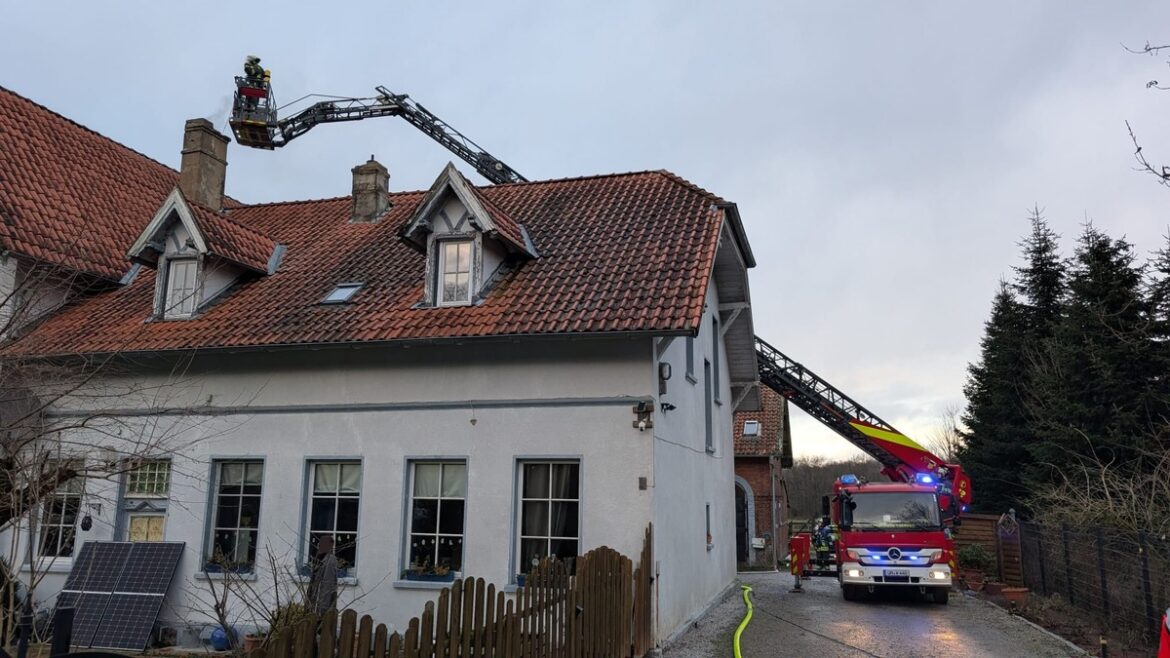 Kaminbrand in Werne: Feuerwehr rettet Einfamilienhaus vor Schlimmerem!