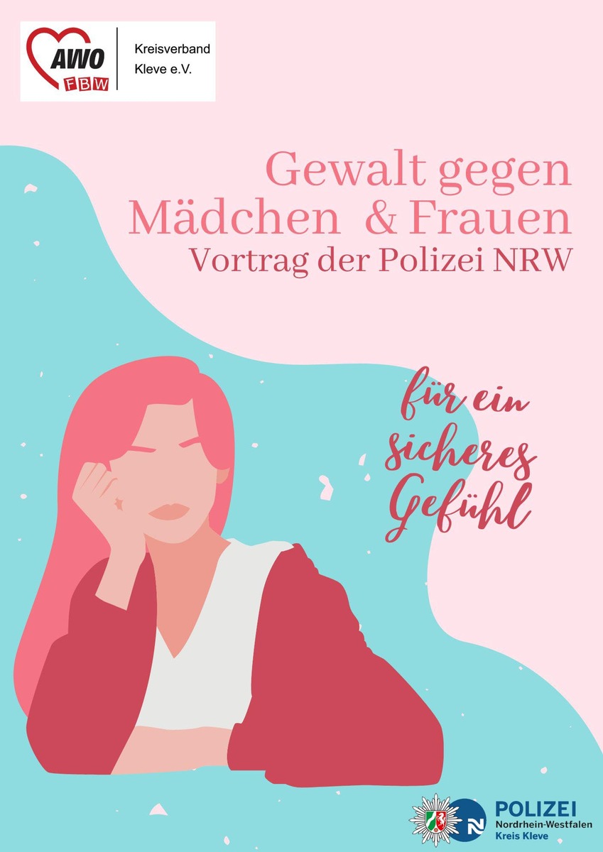 Kleve: Kostenloser Vortrag über Gewalt gegen Frauen am 20. Januar!