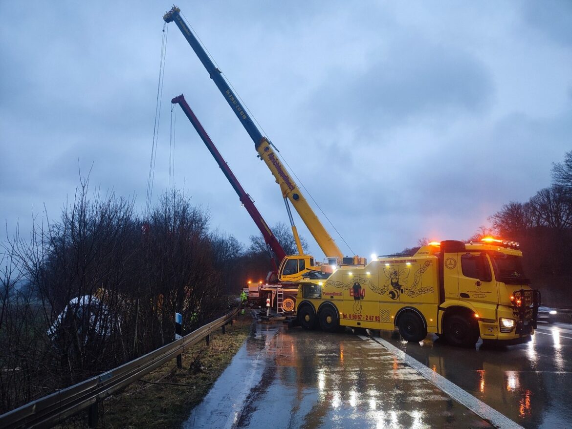 Lkw-Unfall auf A7 bei Hildesheim: Verkehr rollt nur schleppend!