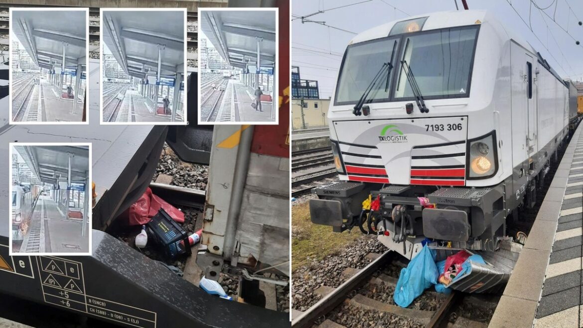 Müllcontainer rollt ins Gleis: Dramatischer Vorfall am Ostbahnhof!