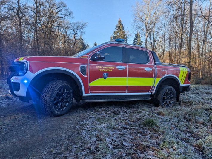 Neuer Ford Ranger stärkt Feuerwehr Arnsberg für Einsätze im Gelände!