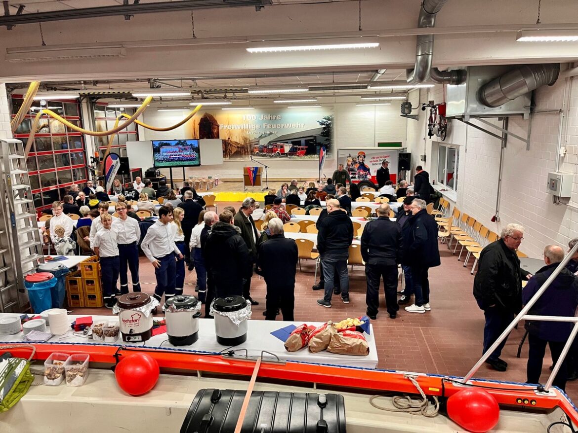 Neujahrsempfang in Hünxe: Jugendfeuerwehr blickt stolz zurück