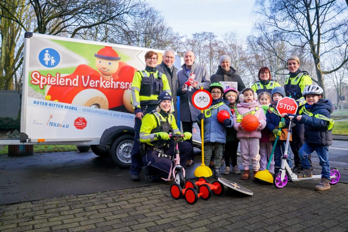 Roter Ritter für Gelsenkirchen: Polizei verstärkt Kindersicherheit!