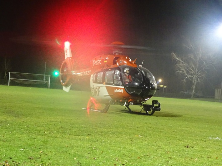 Schnelle Hilfe in Reichenau: Rettungshubschrauber transportiert verbrühtes Kind