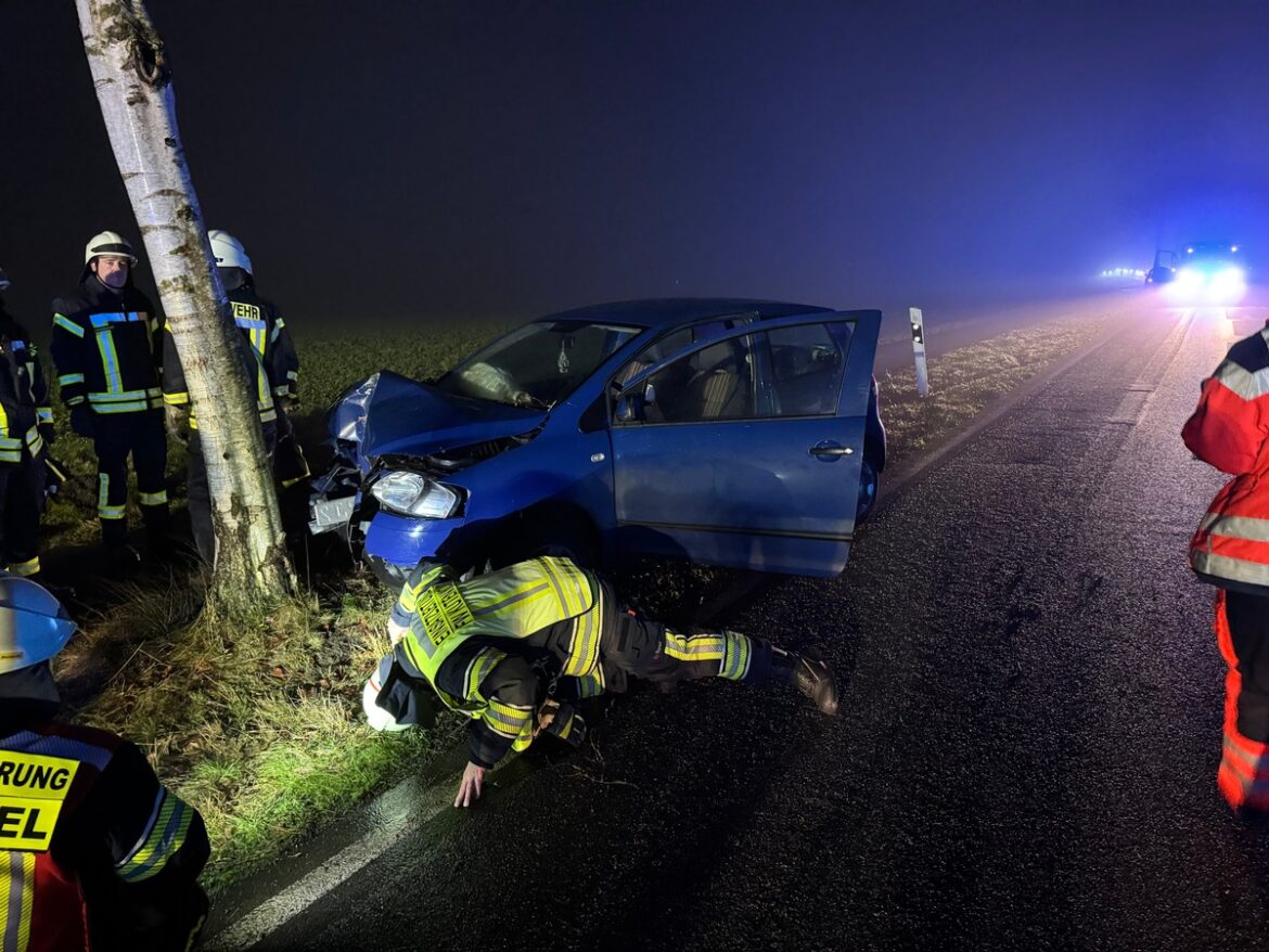 Schock auf der L 123: 28-Jähriger bei Unfall leicht verletzt!