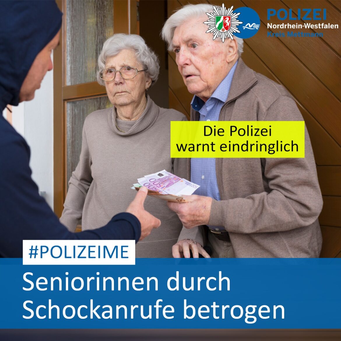 Senioren in Monheim: Schockanrufe räumen über 20.000 Euro ab!