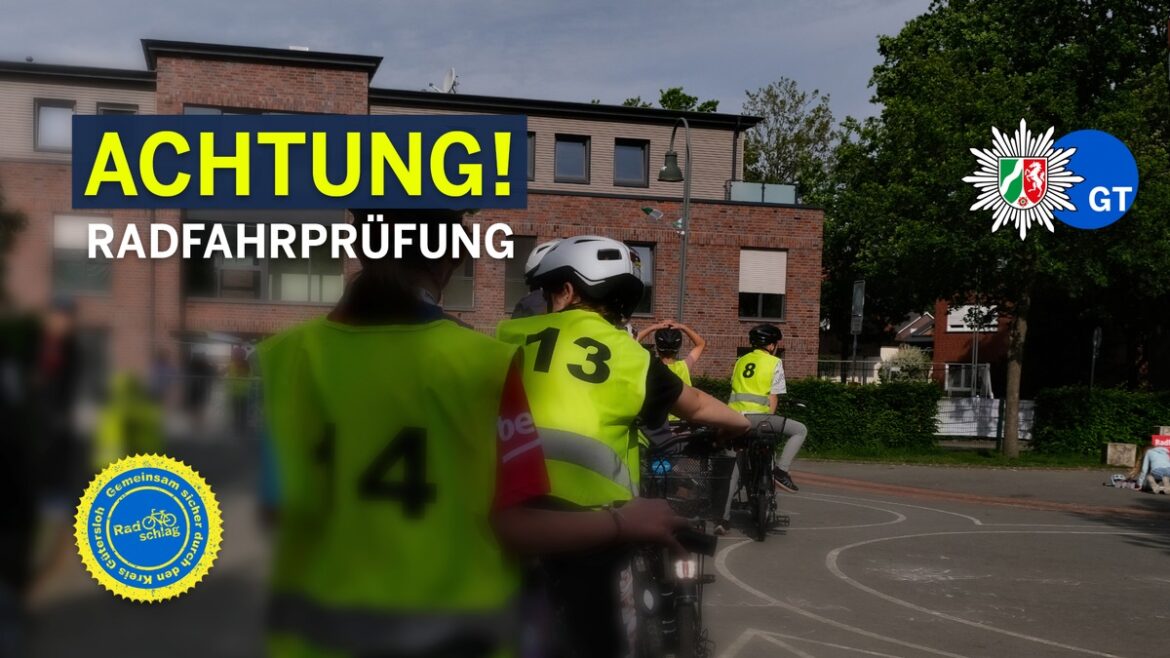 Sicher auf zwei Rädern: Radfahrprüfung an der Grundschule Große Heide