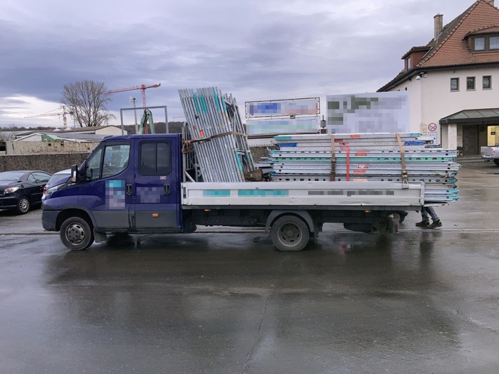 Überladung und Einbrüche: Polizei ruft zu Wachsamkeit auf!