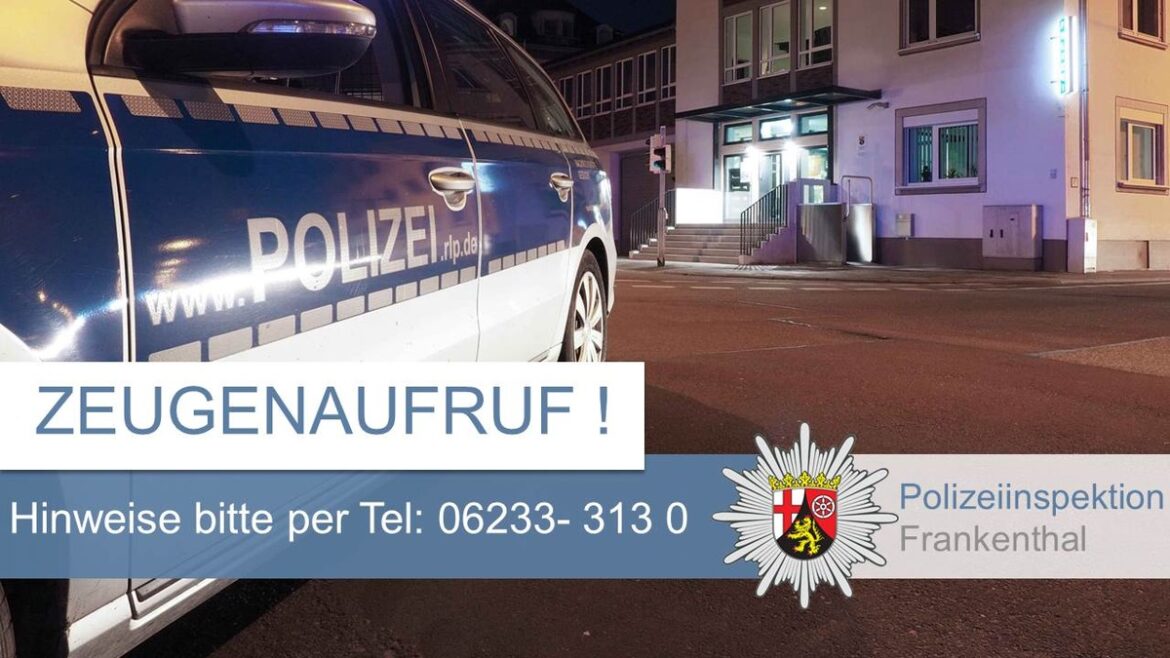 Unbekannter Täter beschädigt Reifen auf REWE-Parkplatz in Frankenthal!