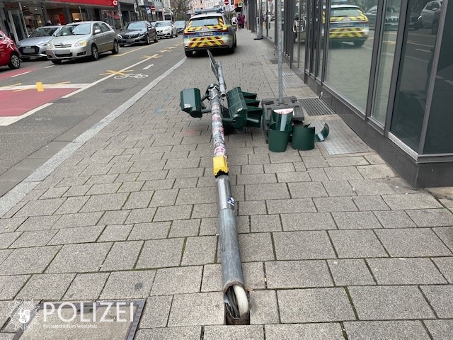 Ampelsturz sorgt für Schreckmoment in der Eisenbahnstraße!